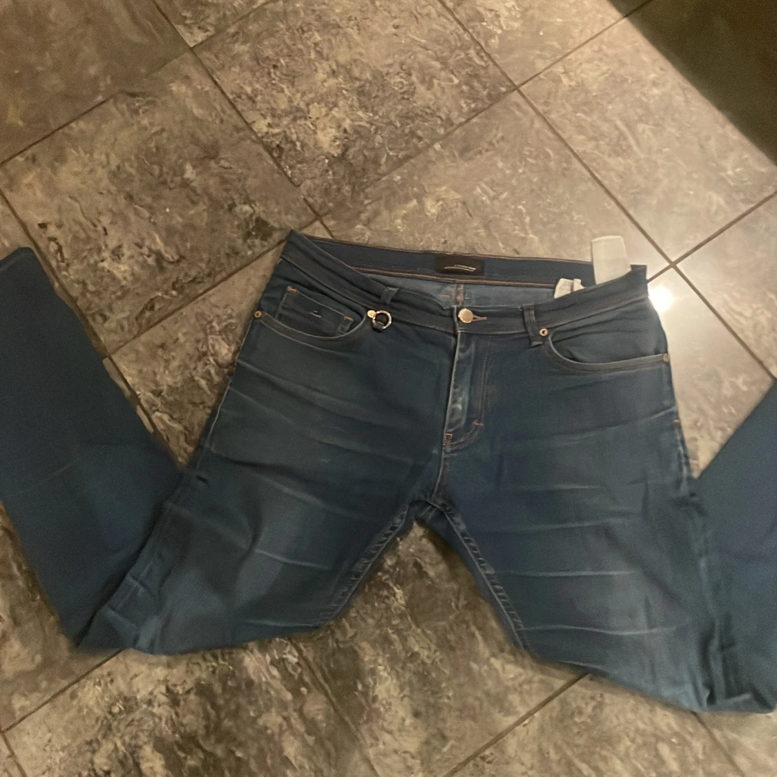 Blå jeansbyxor reaplay  - 2