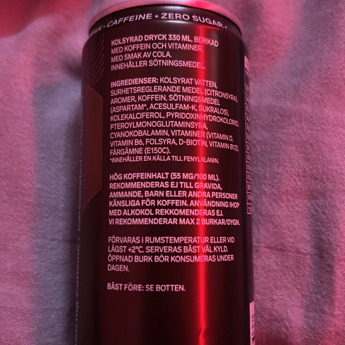 20 Stycken GAAM Energy Cola (gått ur datum) - 2