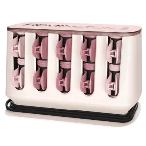 Remington ProLuxe 20 Rollers H9100 - Setet innehåller 20 värmespolar i två olika storlekar och matchande klämmor. Kan användas genom att antingen värma upp spolarna med maskinen, eller endast använda som heatless curls. Knappt använda och ger ett jättefint resultat! Hämtas på Södermalm, Mariatorget (eller postas mot frakt). Nypris 600 kr.