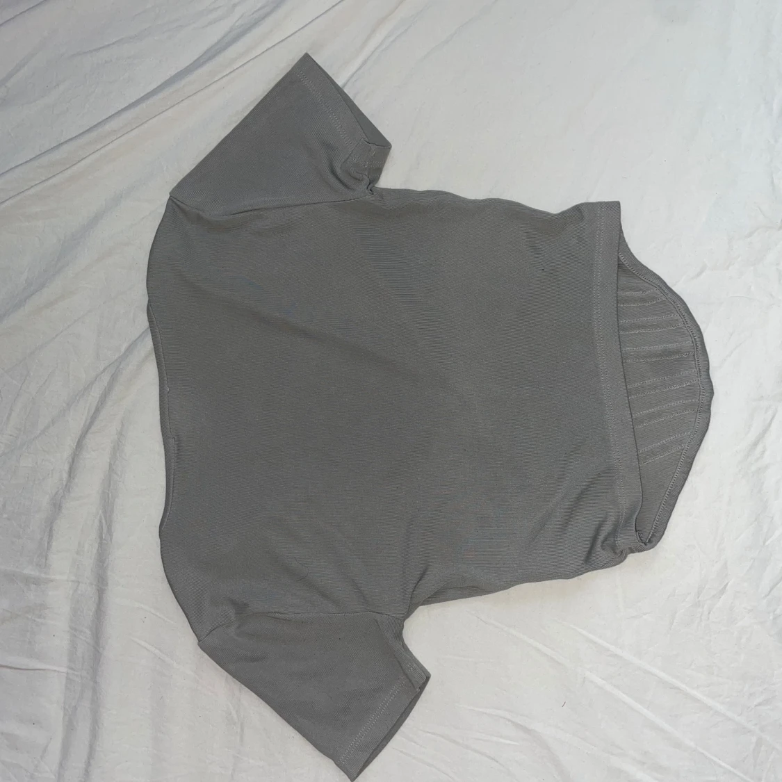 Grå ribbad korsettopp från Amisu - 1