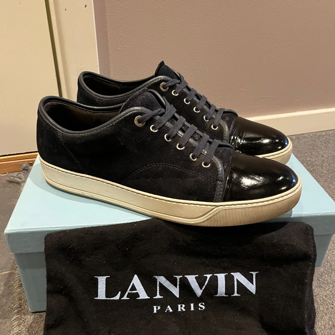 Marin blåa Lanvins  - 1