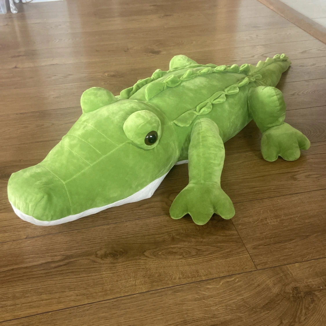 Stor grön krokodil gosedjur