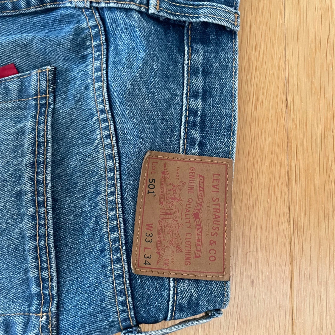 Levi's 501 blå jeans - 2