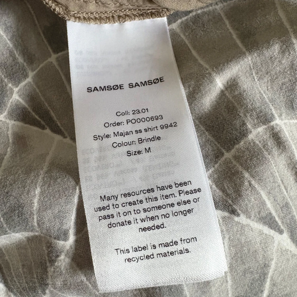 Brun kortärmad skjorta från Samsøe Samsøe - 4