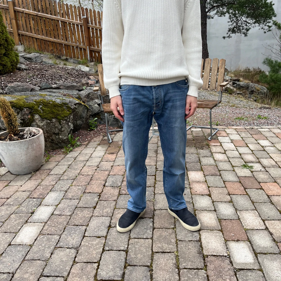 Jacob Cohen - Ljusblå sommarjeans - 1