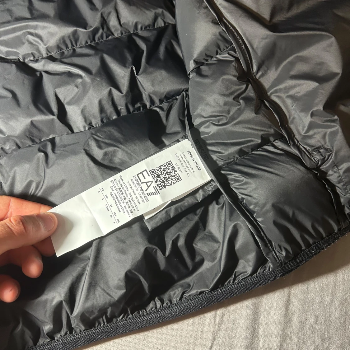 Svart EA7 jacka  - 2