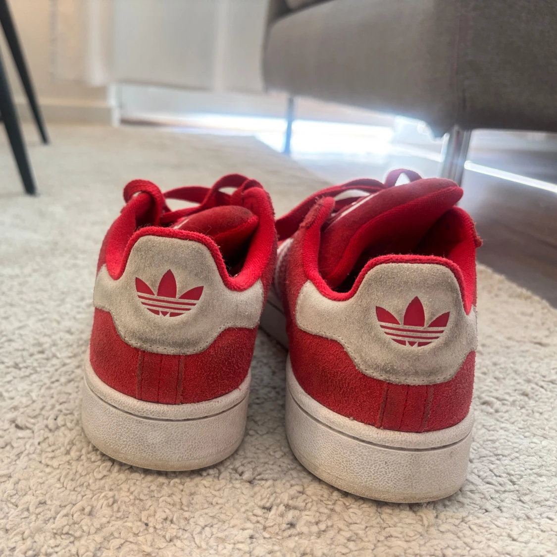 Röda Adidas Campus sneakers - 2