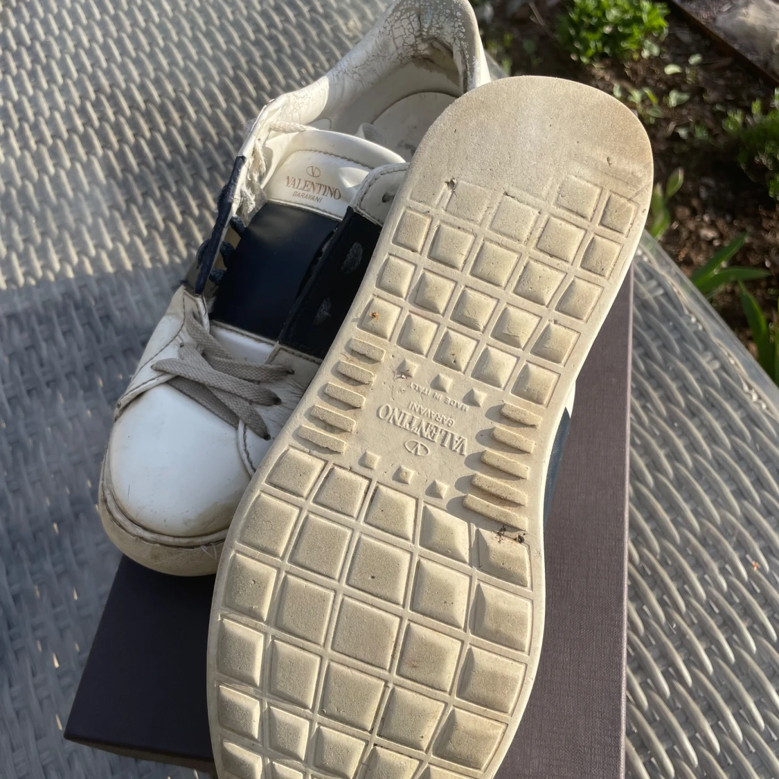 Valentino open blå - 4