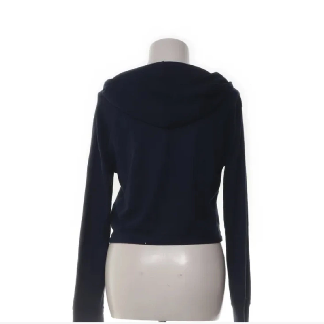 Marinblå huvtröja från hollister - 4