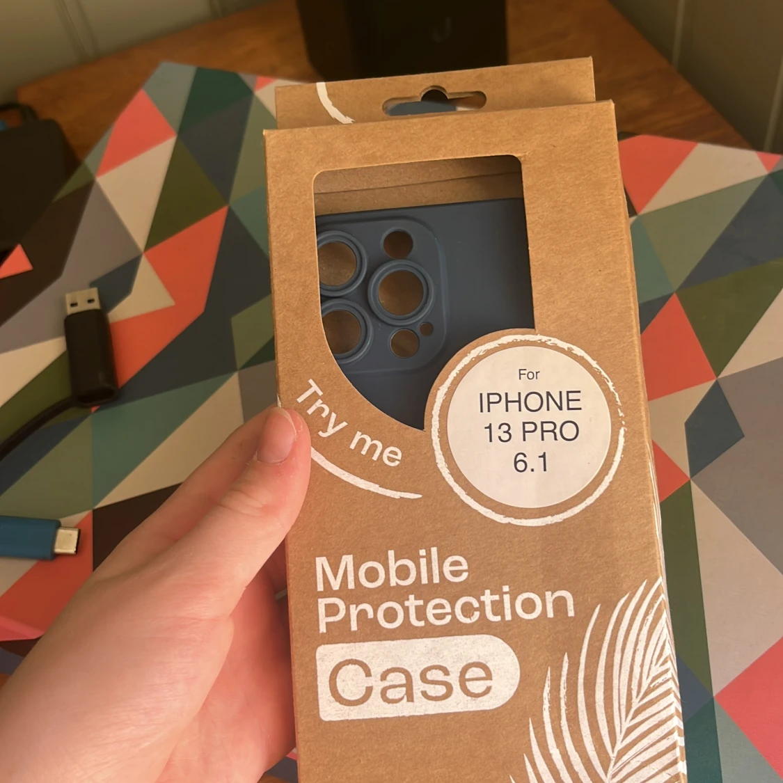 Mörkblått mobilskal IPhone 13 PRO - 4