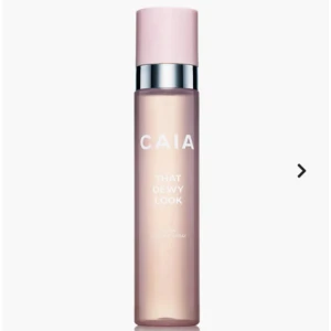 CAIA That Dewy Look Face Mist - (Sprutet är inte bra) Face mist från CAIA i en stilren, cylinderformad flaska med ljusrosa lock och silverdetalj. Ger en fräsch, återfuktad finish och passar perfekt för att fixa en dewy look.