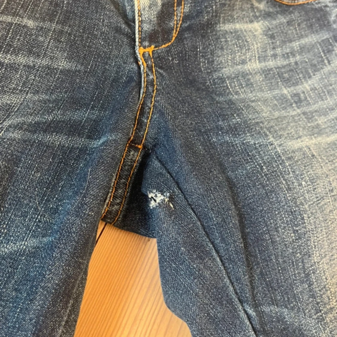 Blå bootcut jeans från ONLY - 4