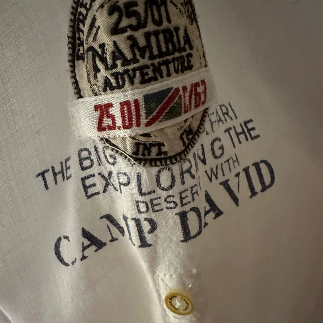 Vit linneskjorta från Camp David - 1