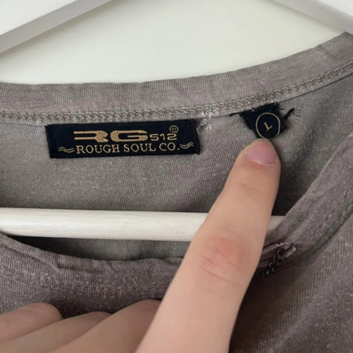 Grå långärmad tröja med dödskalle - 3