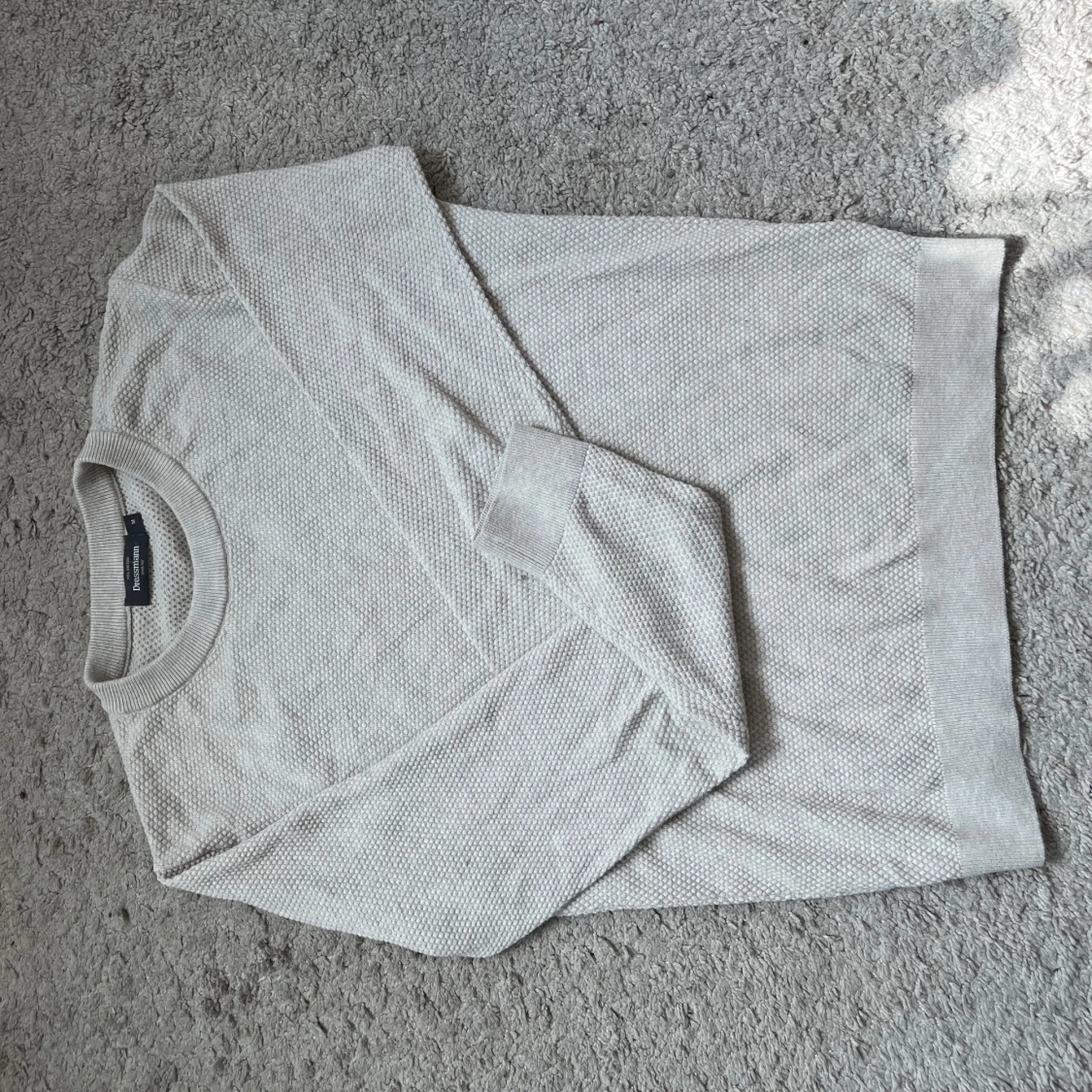 Beige bomullströja från Dressmann - 2