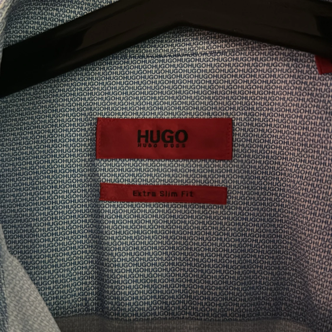 Blå extra slim fit skjorta Hugo Boss - 1