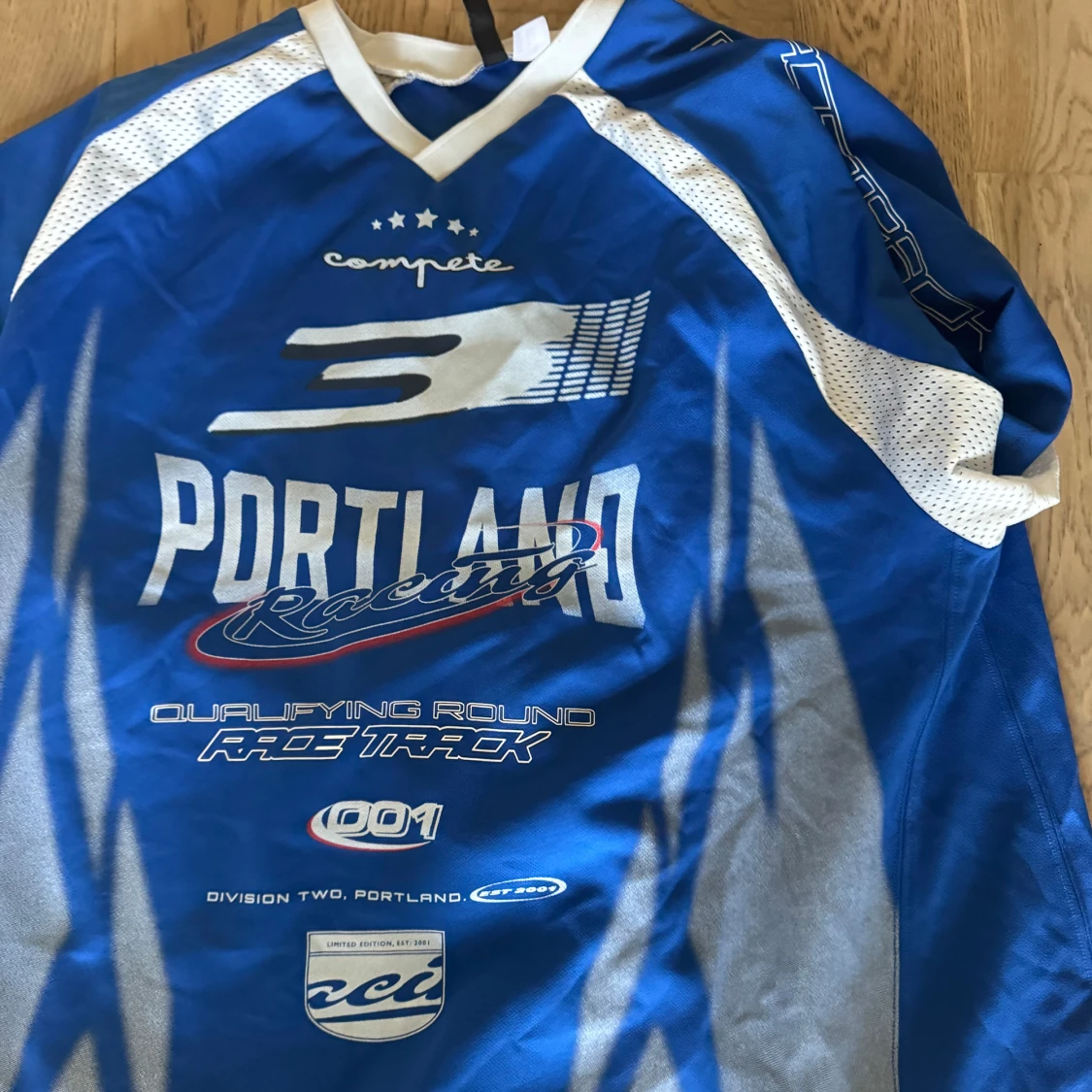 Blå Portland Racing sporttröja M