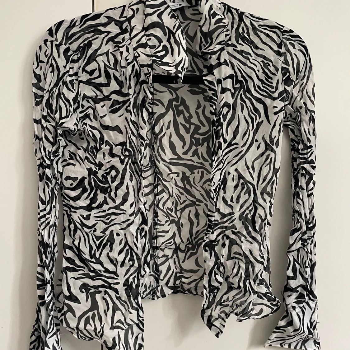 Zebramönstrad skjorta från Zara