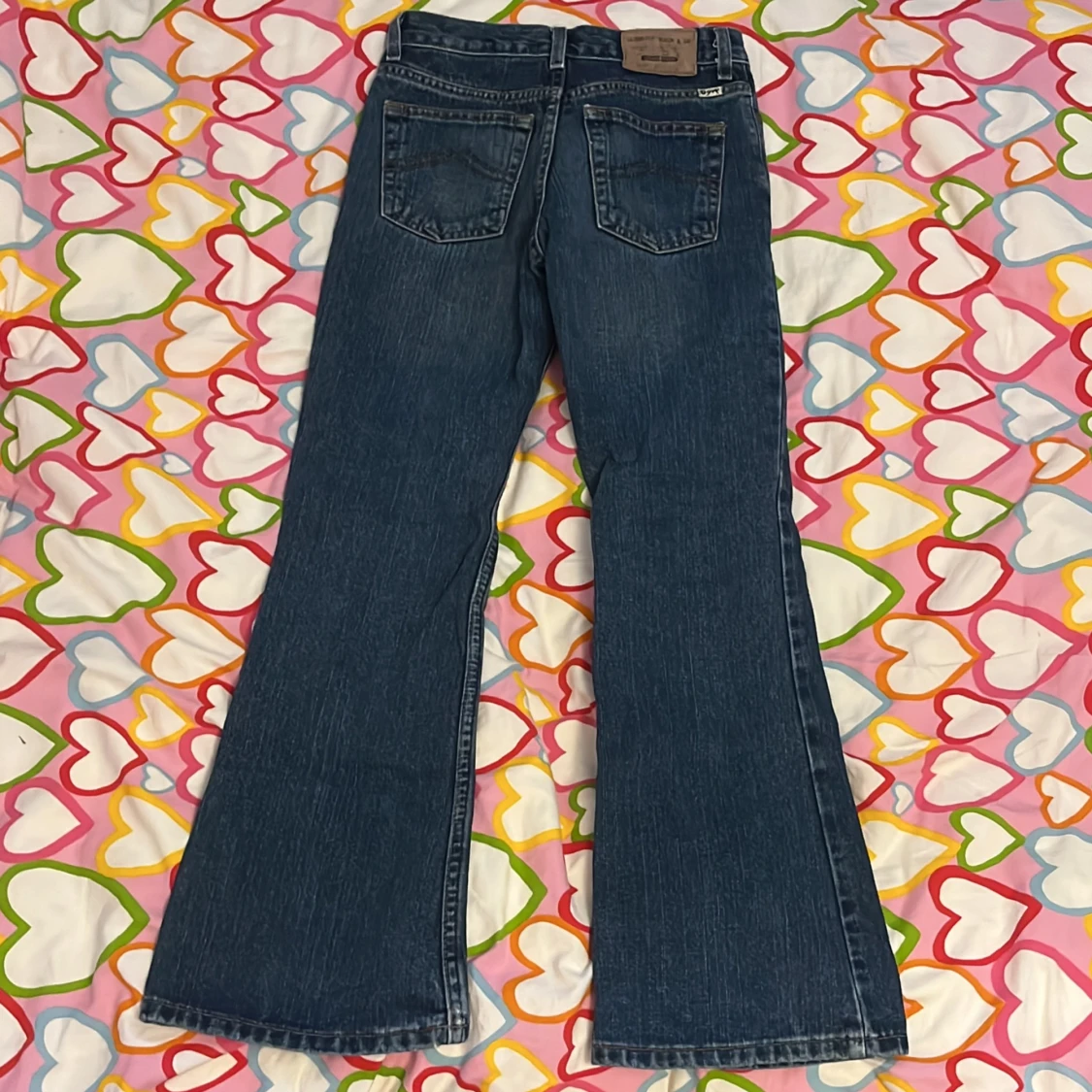 Blå bootcut jeans från Dubster - 1