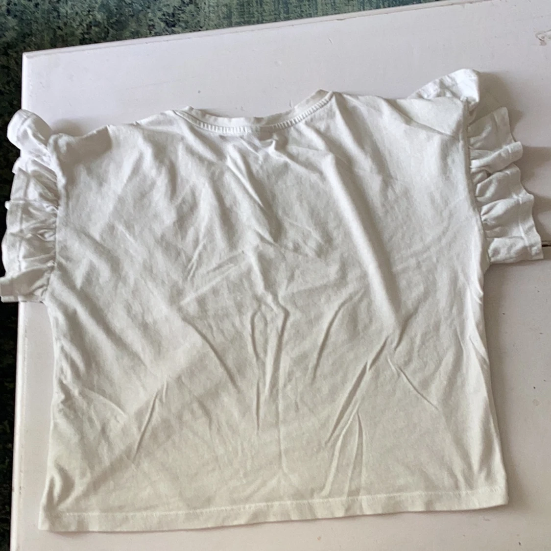 Vit volangtopp från Lindex - 1