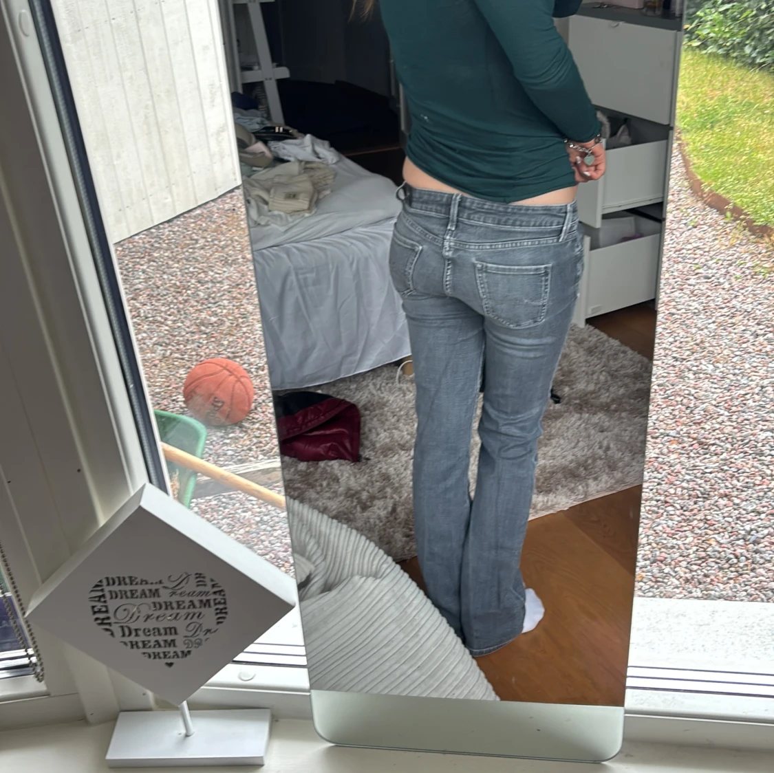 Grå bootcut jeans från pepe - 3