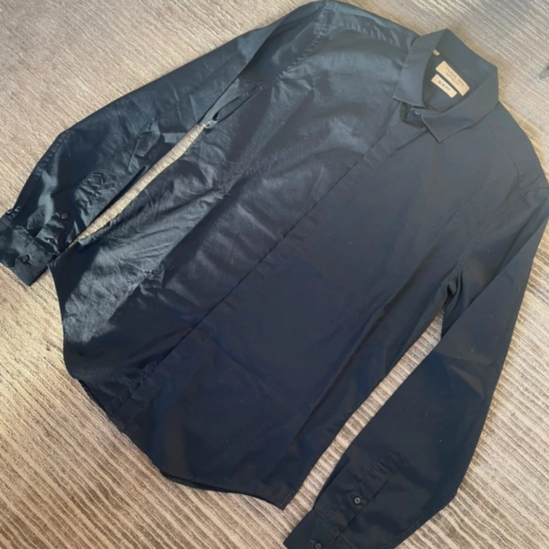 Marinblå slim fit skjorta Chrom Men - 1