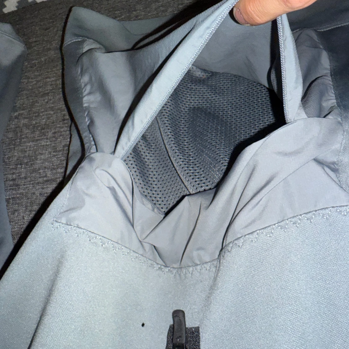 Nike Air Max grå hoodie med half zip - 1