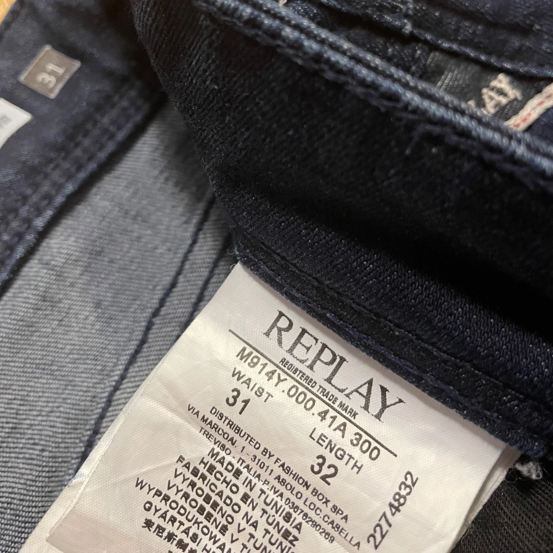 Mörkblå jeans från Replay - 3