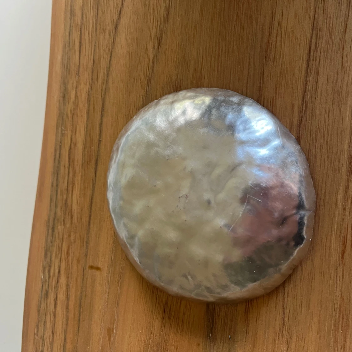 Handgjort silverfärgat armband - 1