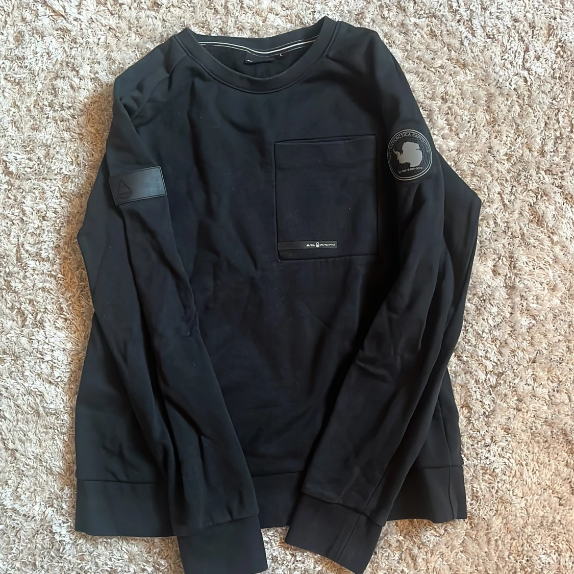 Svart långärmad tröja från Paul & Shark