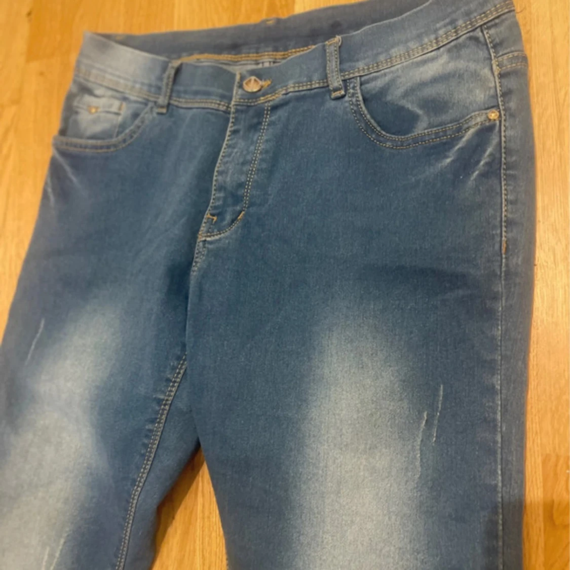 Blå skinny jeans från Erofa, stl 36 - 1