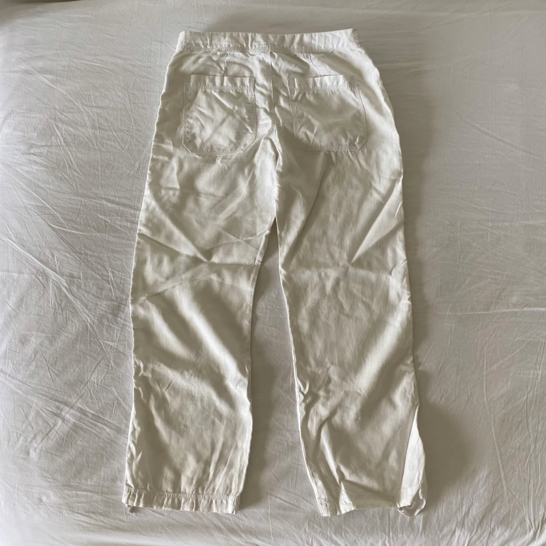 Vintage linnebyxor lågmidjade  - 4