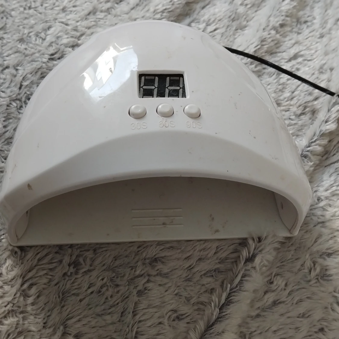 Vit UV-lampa för naglar med timer