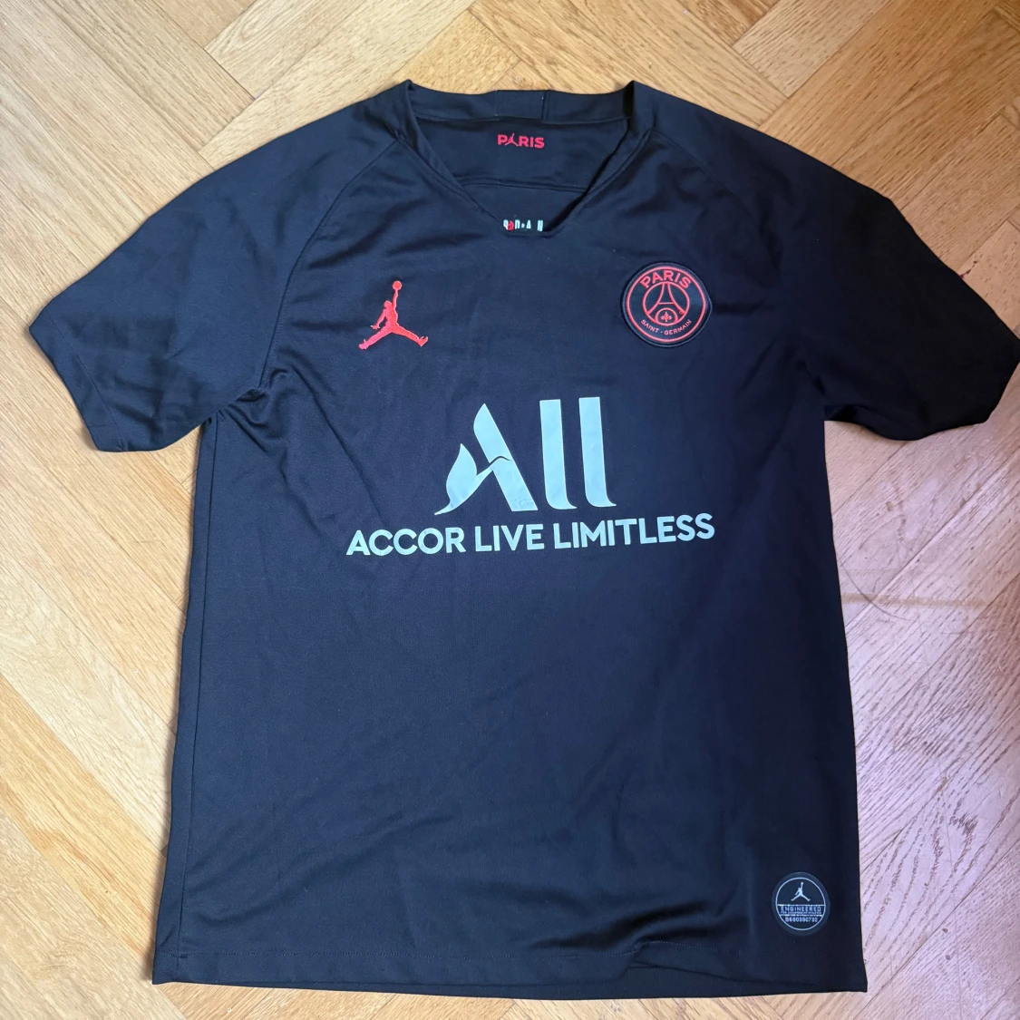 Svart PSG fotbollströja Jordan