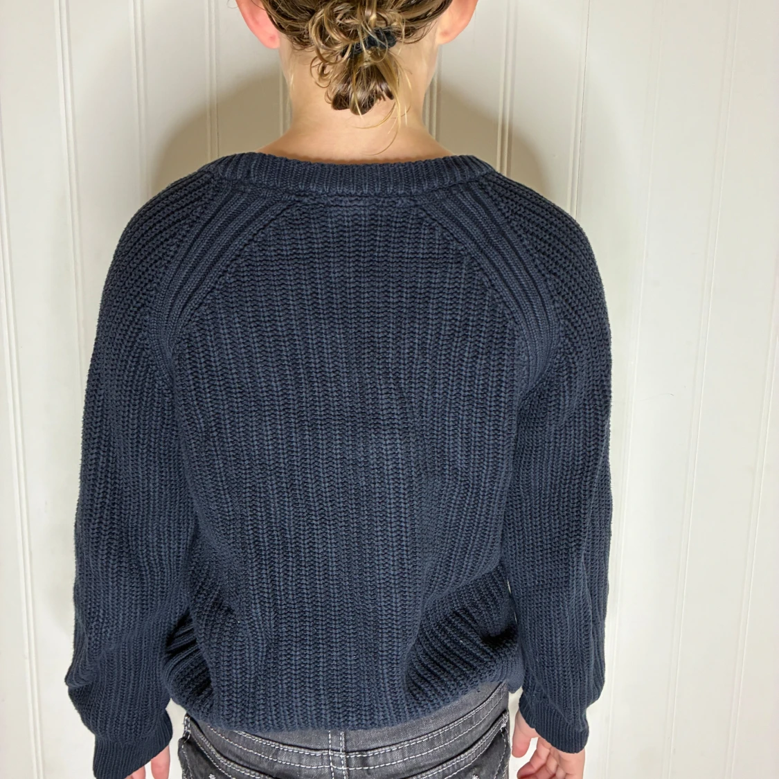 Mörkblå stickad tröja från Pelle P - 2