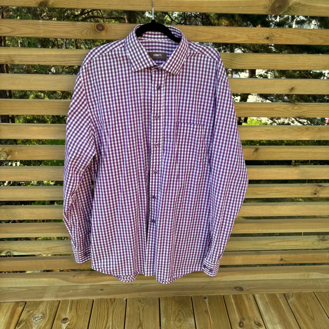 Rutig skjorta från Ströms Stockholm