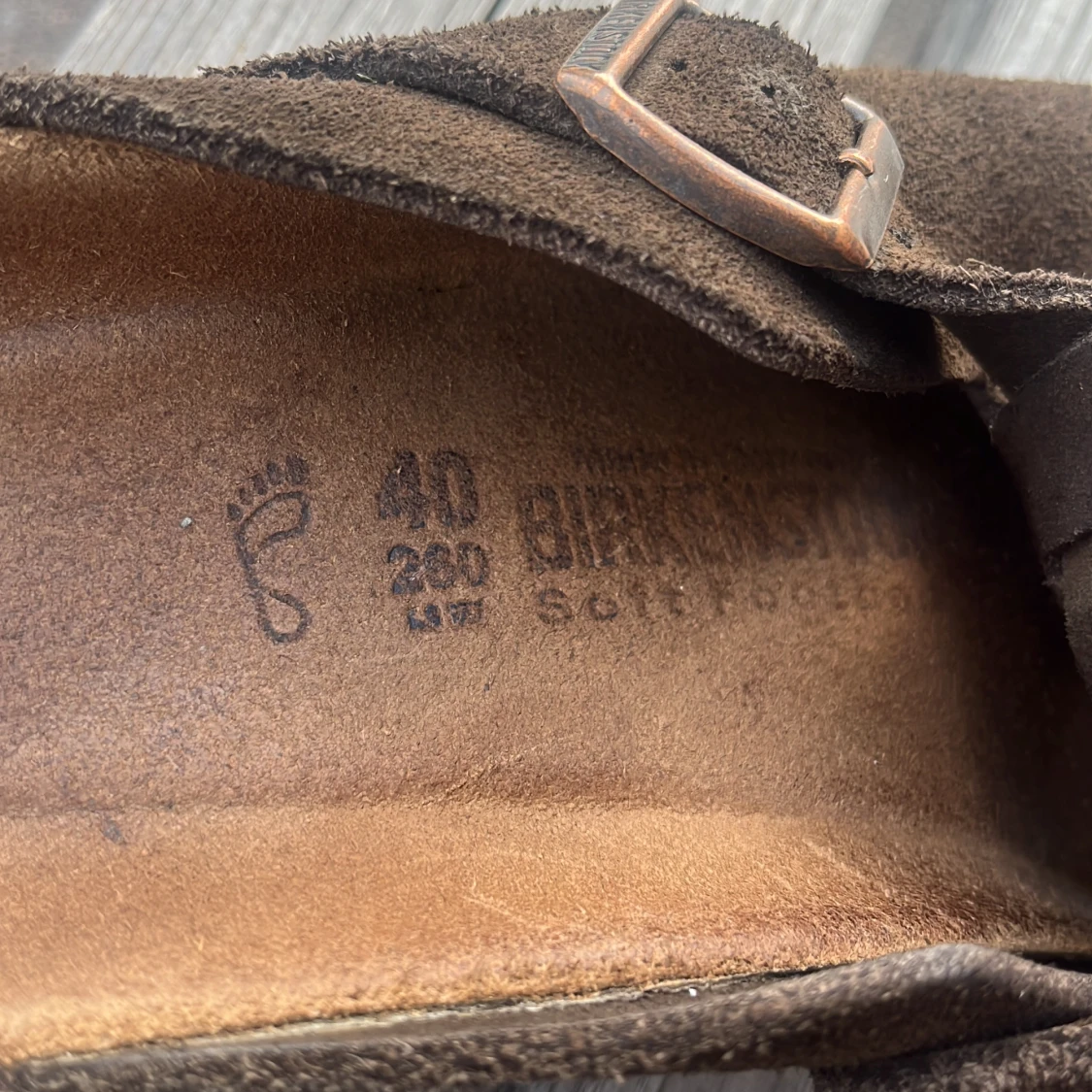 Birkenstock Boston mocka brun 40 - 1
