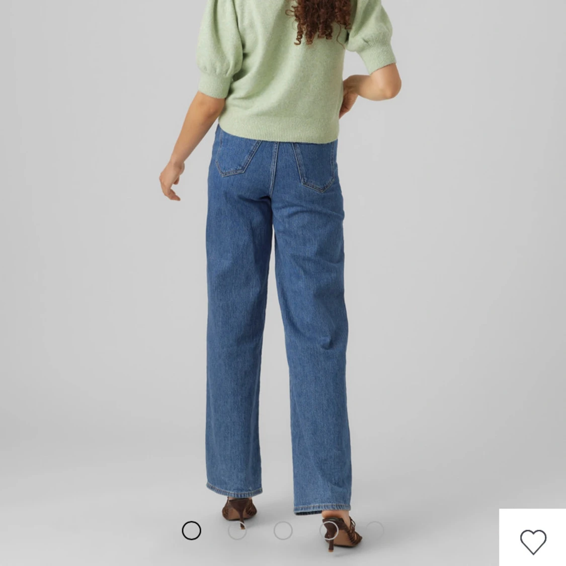 Ljusgrön stickad tröja Vero Moda - 3