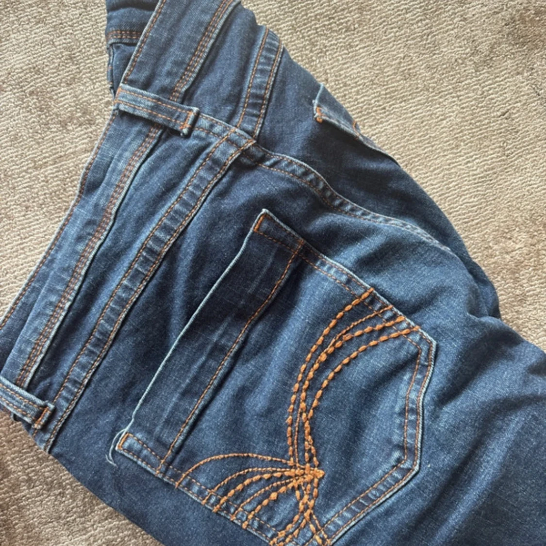 Mörkblå bootcut jeans från Only - 2