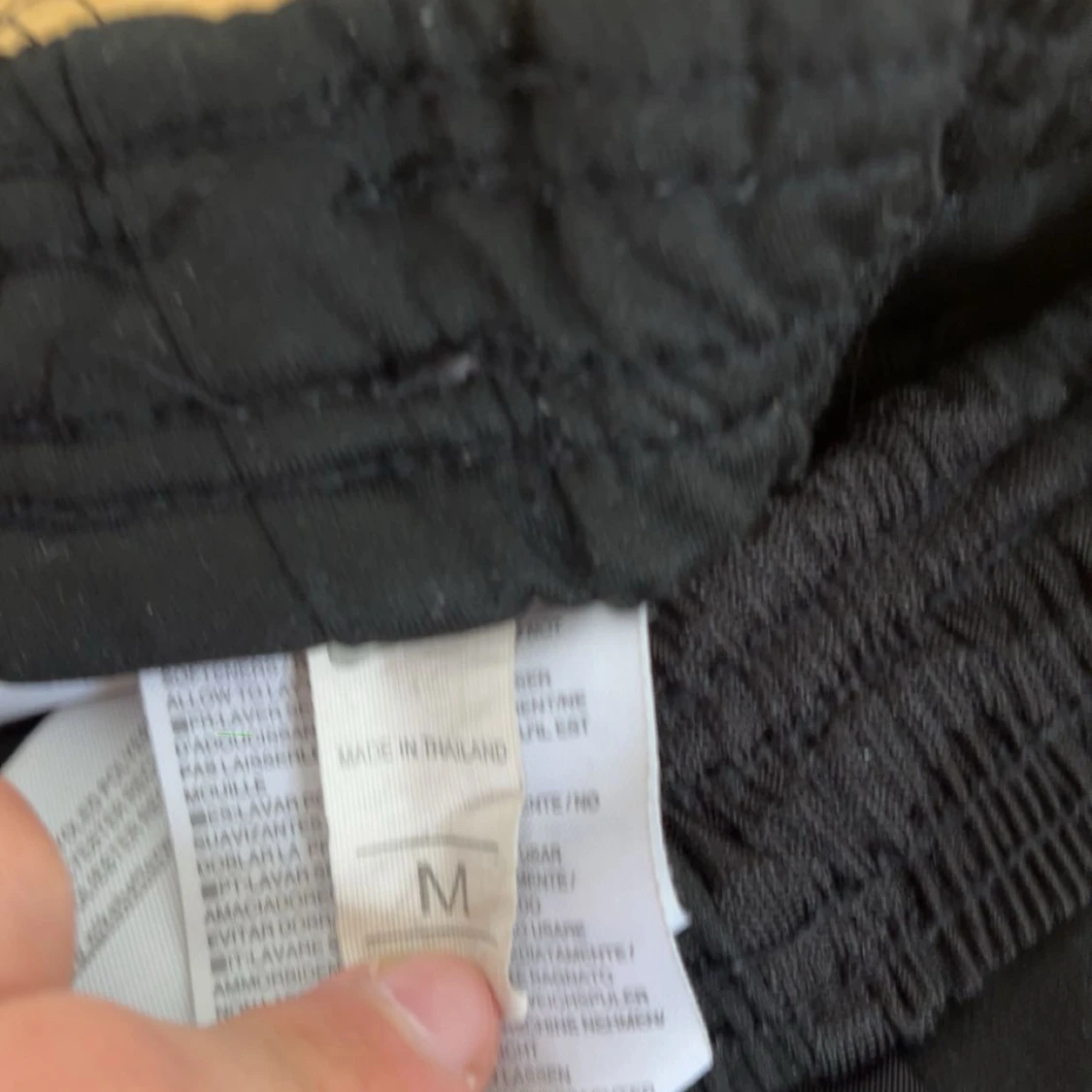 Svarta PSG träningsbyxor med rosa detaljer - 1