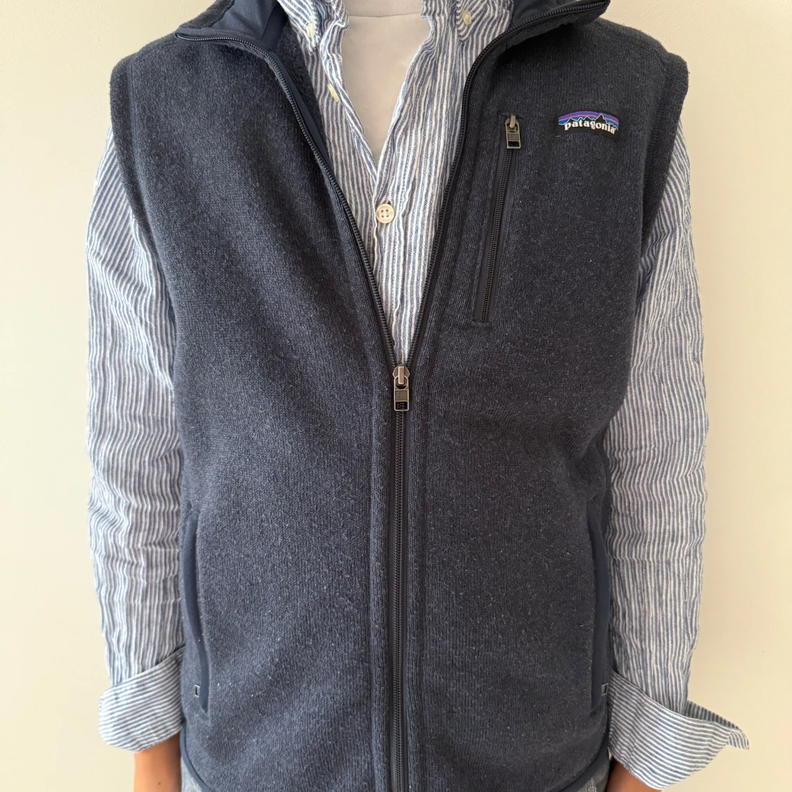 Mörkblå fleeceväst från Patagonia