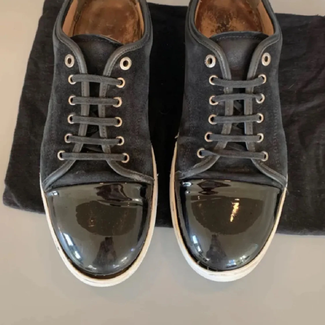 Lanvins cap toe uk10 - 1