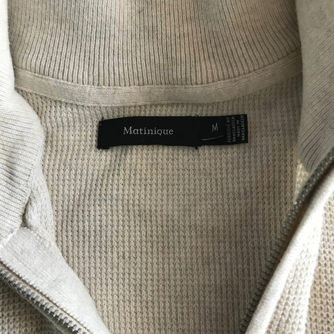 Beige stickad tröja från Matinique - 1