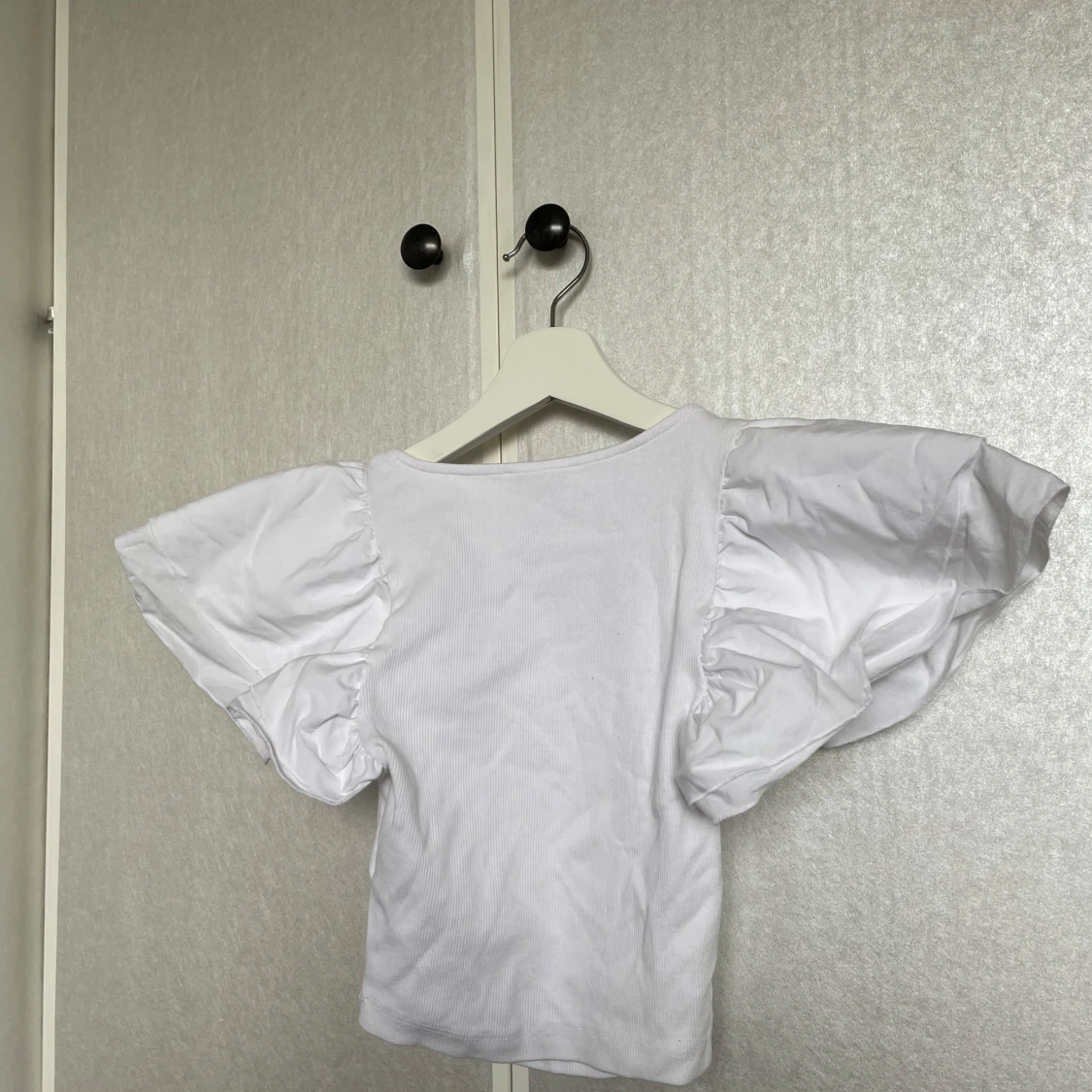 Vit ribbad topp från Zara💓 - 3