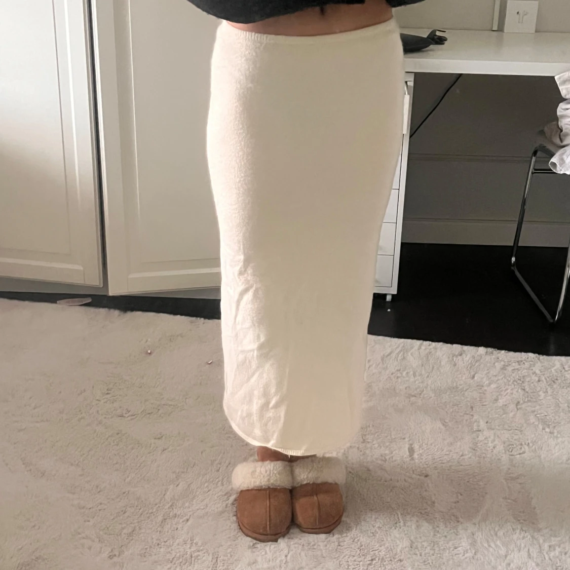 Vit långkjol från Gina Tricot - 2