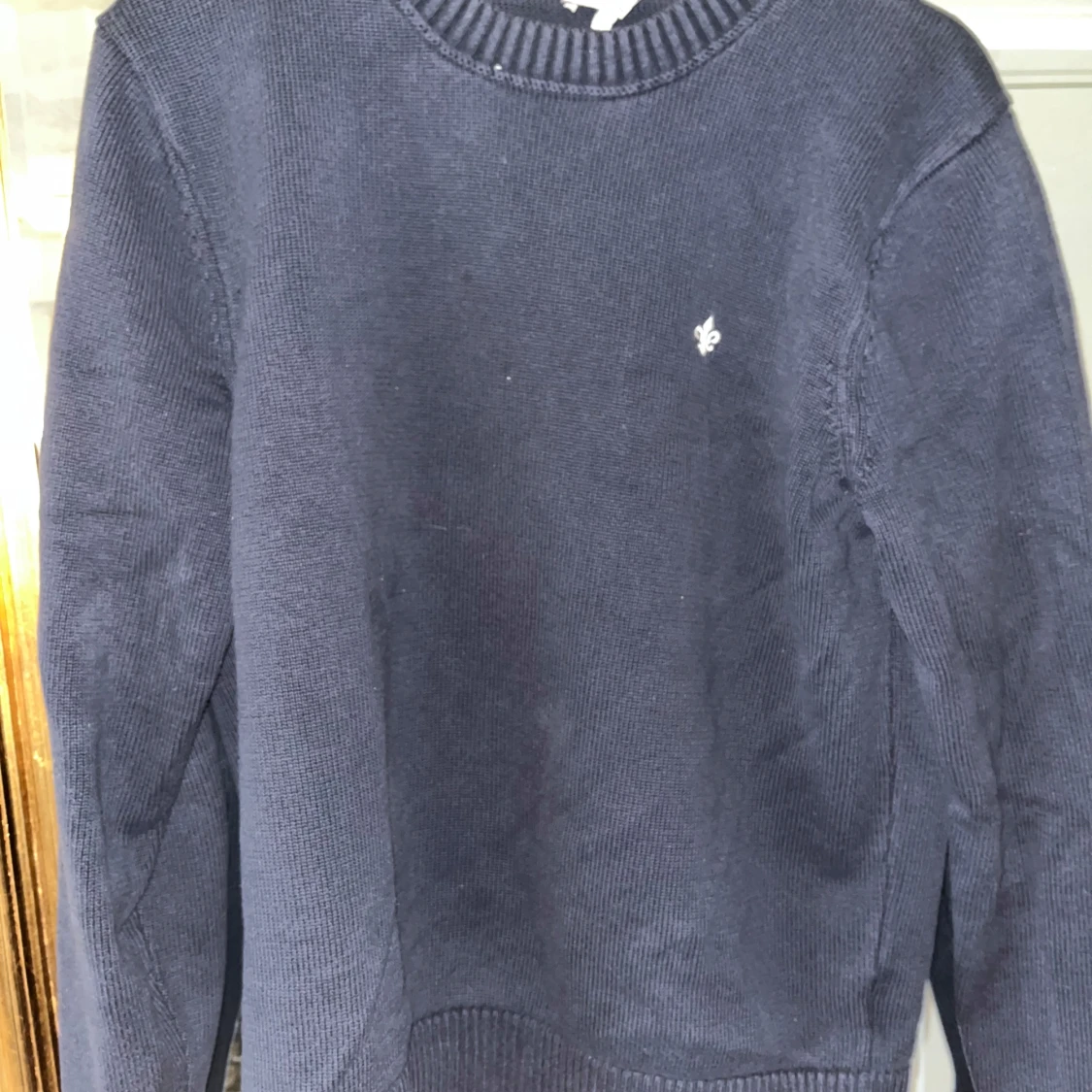 Mörkblå stickad tröja från Morris - 1