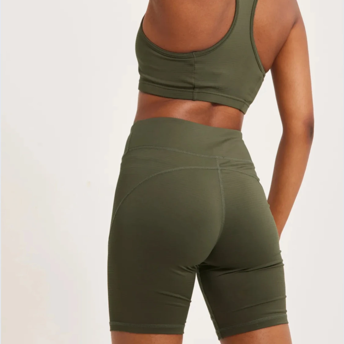 Olivgröna cykelbyxor  - 3