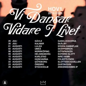 Vi Dansar Vidare I Livet - säljer hov1 biljett till örebro 23 augusti! 💓