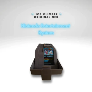 🧊 Ice Climber – Nintendo NES (Originalkassett) 🧊 - Säljer originalkassetten av Ice Climber till NES – ett klassiskt plattformsspel där du krossar isblock och tar dig upp för bergstoppar. Ett av de mest kända spelen i Nintendos tidiga katalog!  ✅ Originalkassett i fint skick (se bilden) ✅ Testad och fungerar utan problem ✅ European Version (PAL) ✅ Endast kassett, ingen box/manual