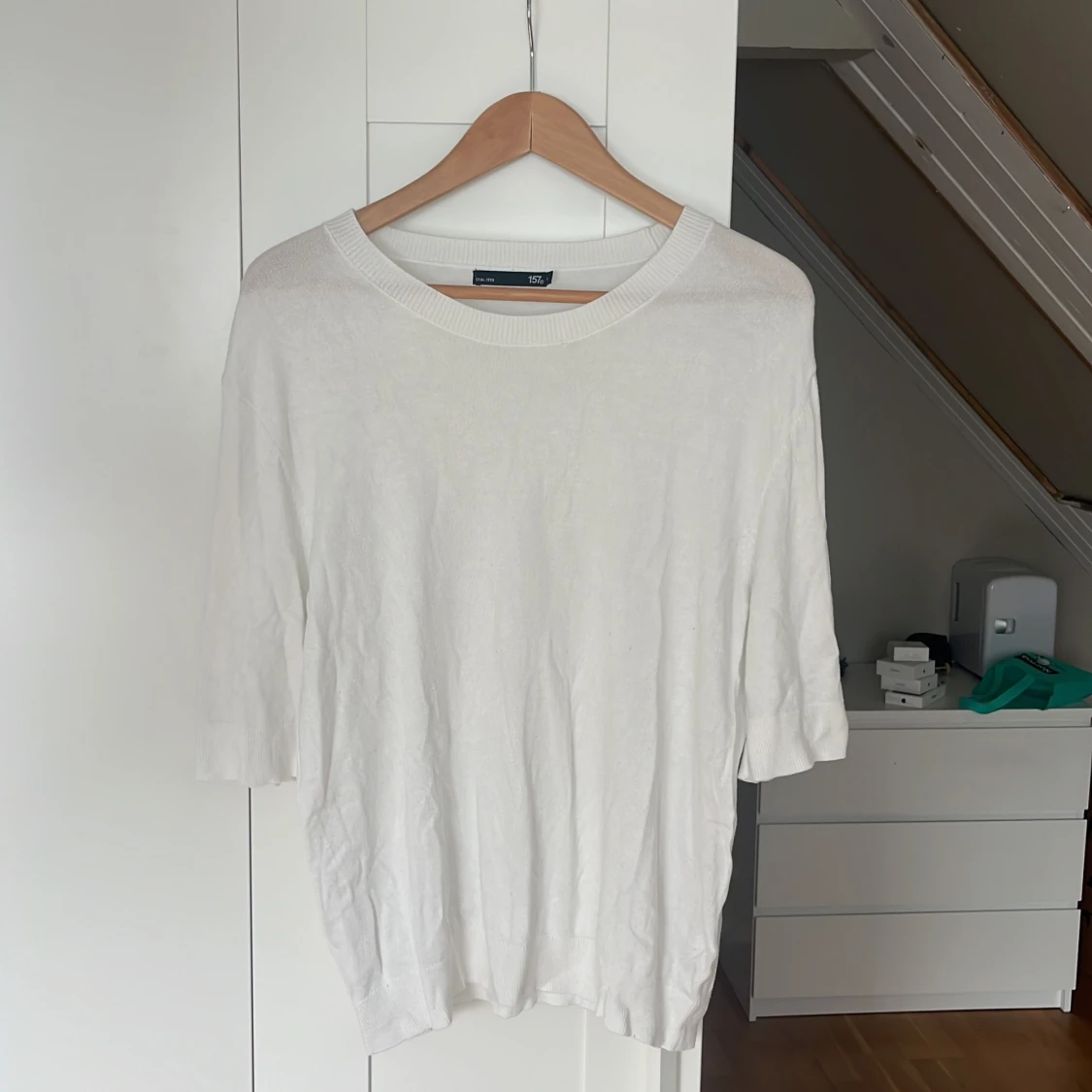 Vit kortärmad tröja från 157